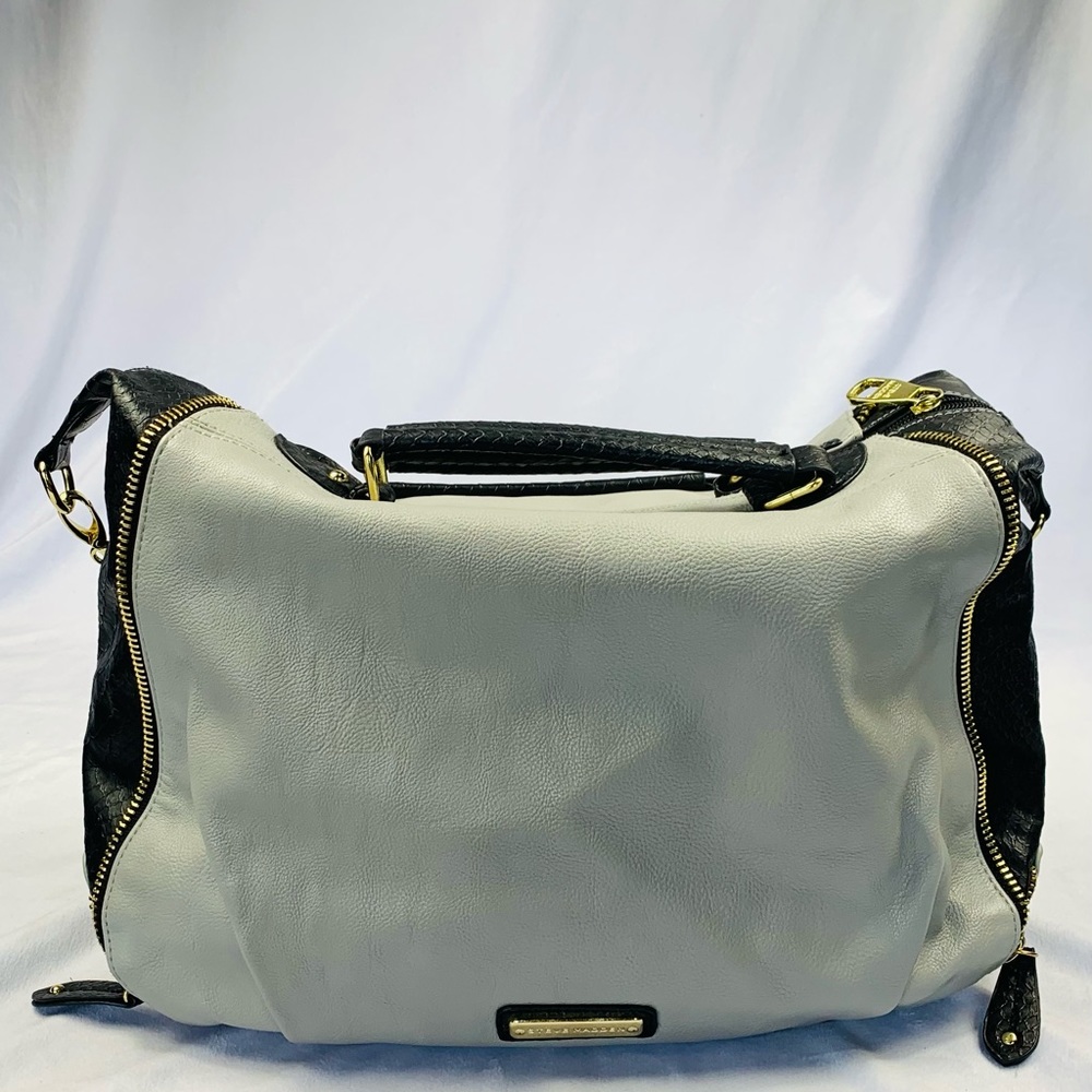 Steve Madden grey and black handbag